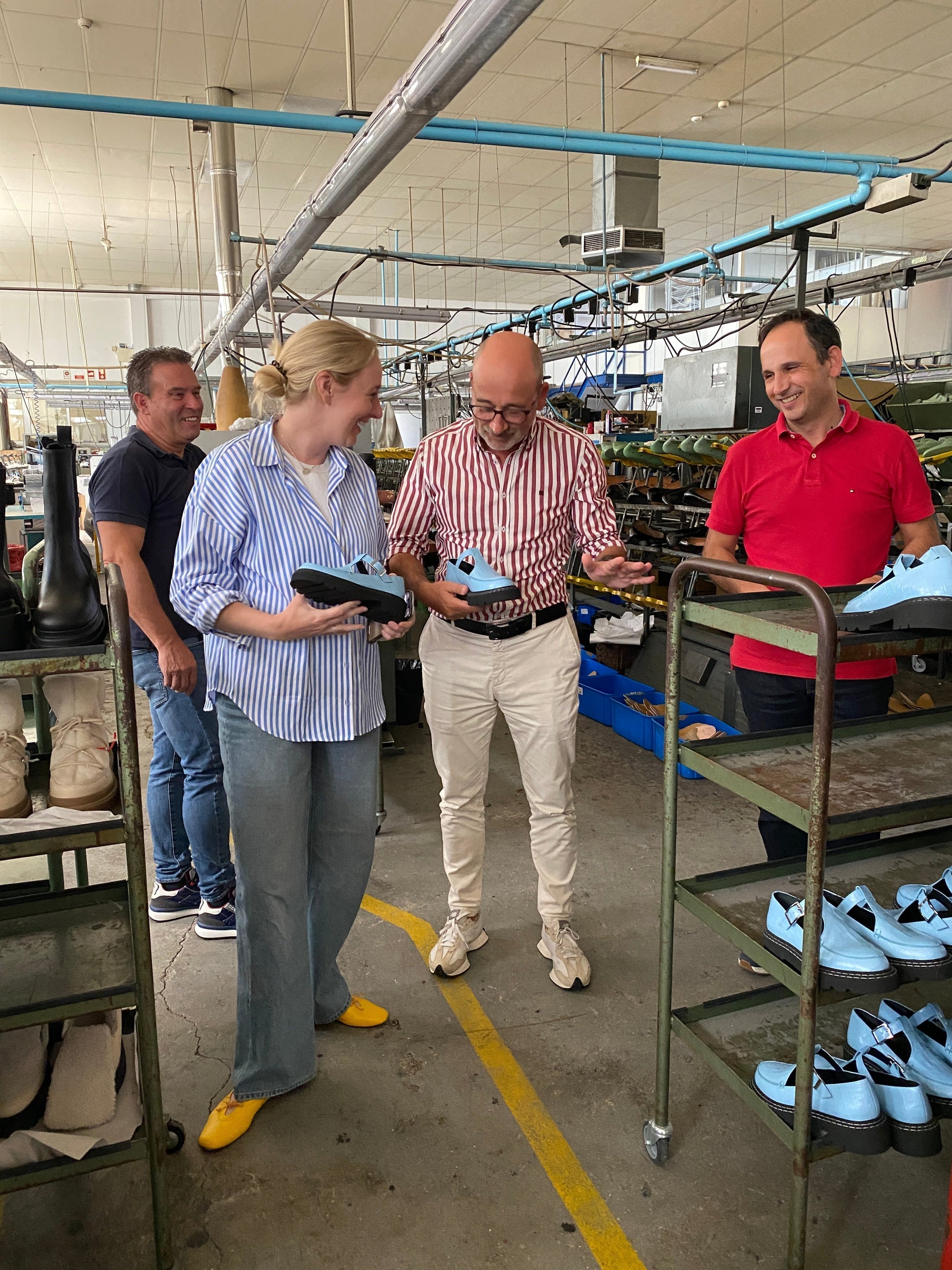 Behind the scene in our factories.