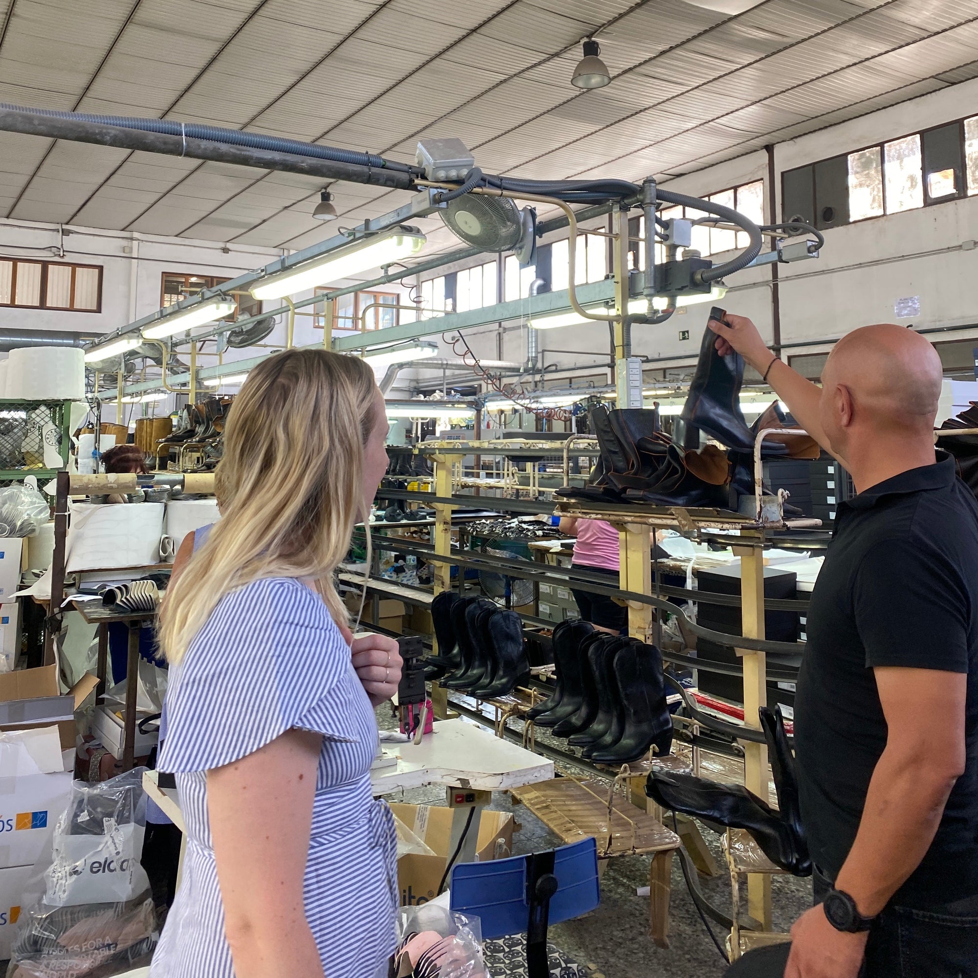 Behind the scene in our factories.