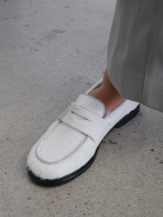 Orio White Loafer