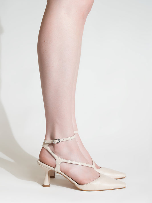 Almeria Cream Heel