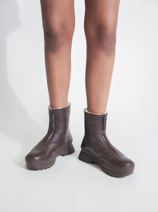 Estrella Brown Lined Boot