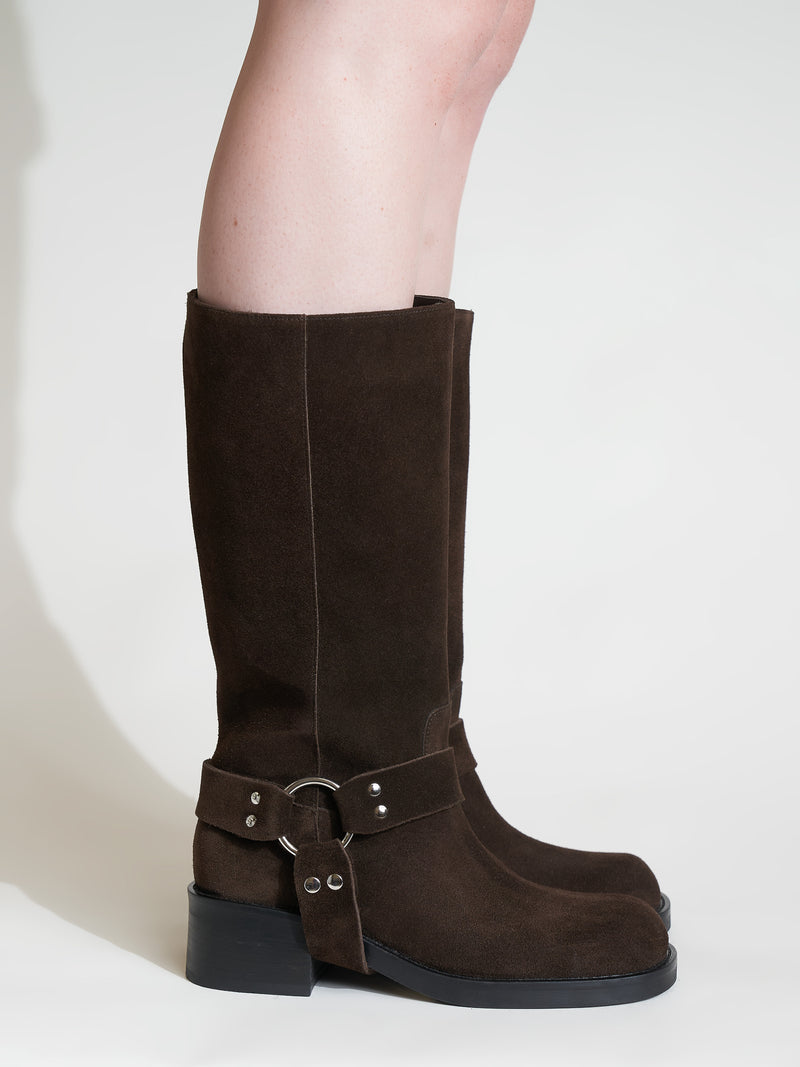 Lucca Botte Suède Brown