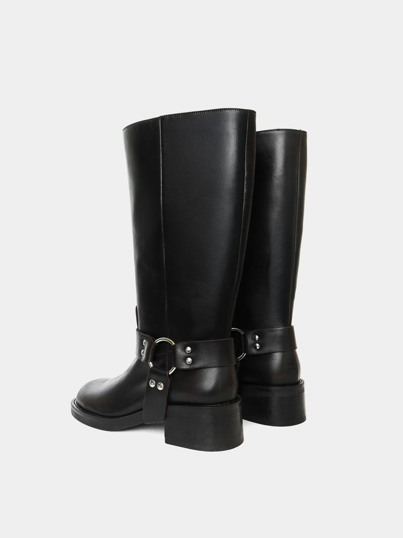 Lucca Brushed Brown Boot