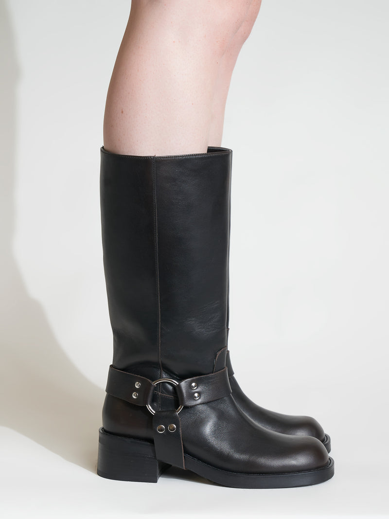 Lucca Brushed Brown Boot