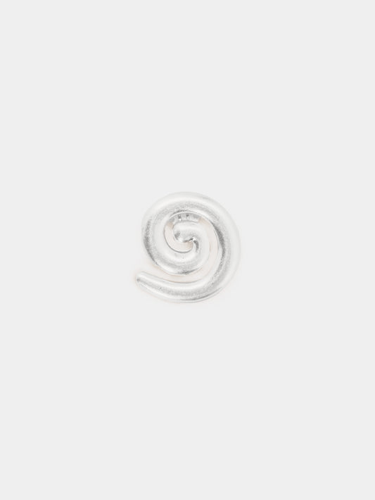 Swirl Clip Silver