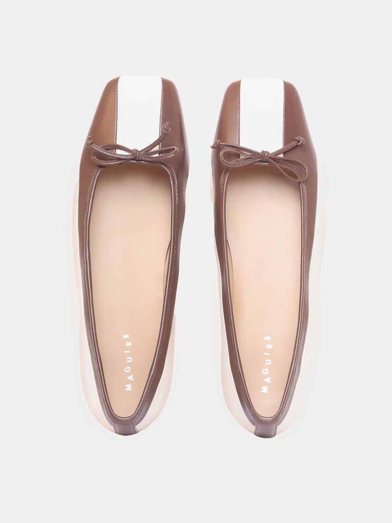 elche brown ballerina