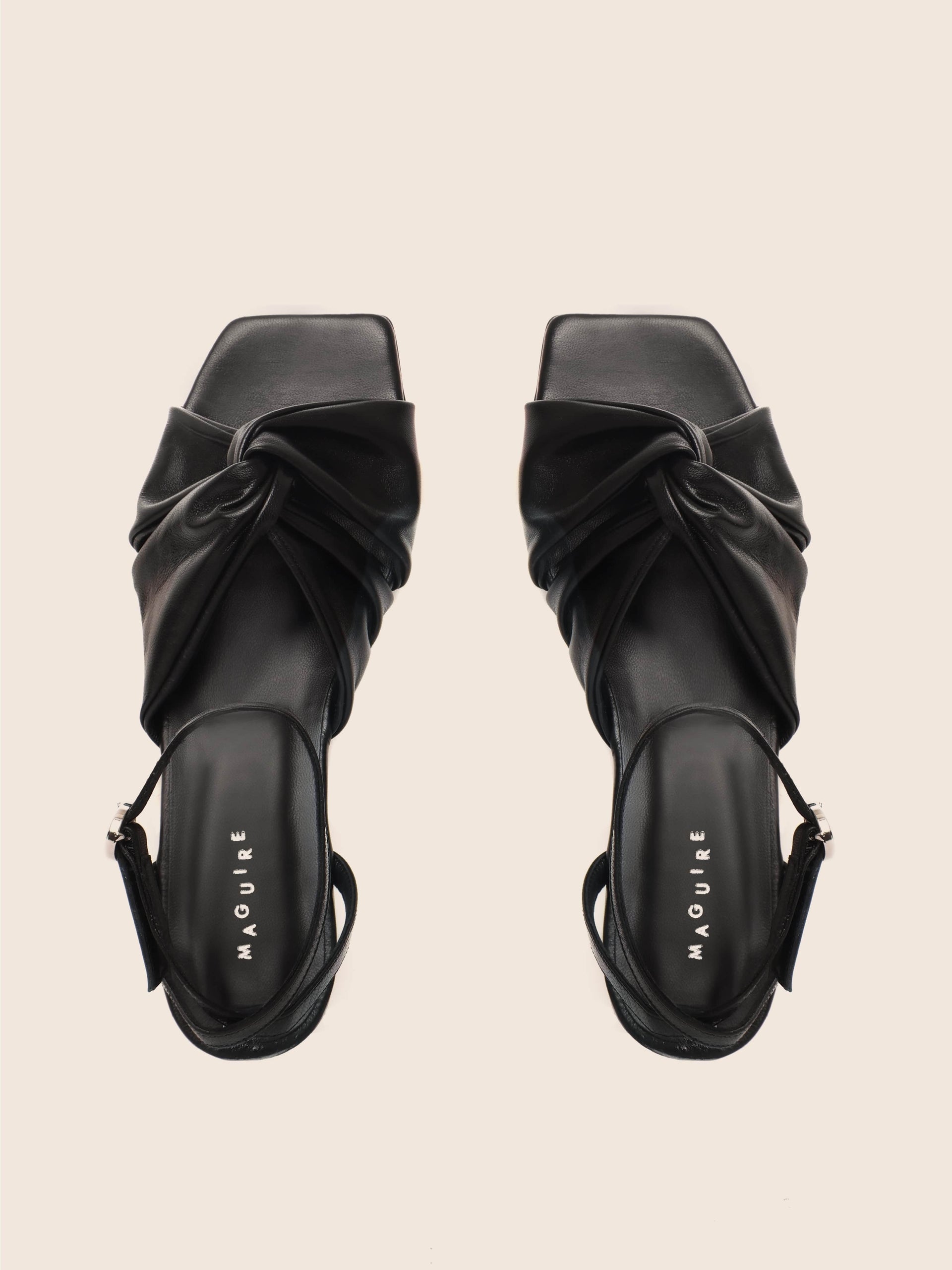 Mataro Black Sandal