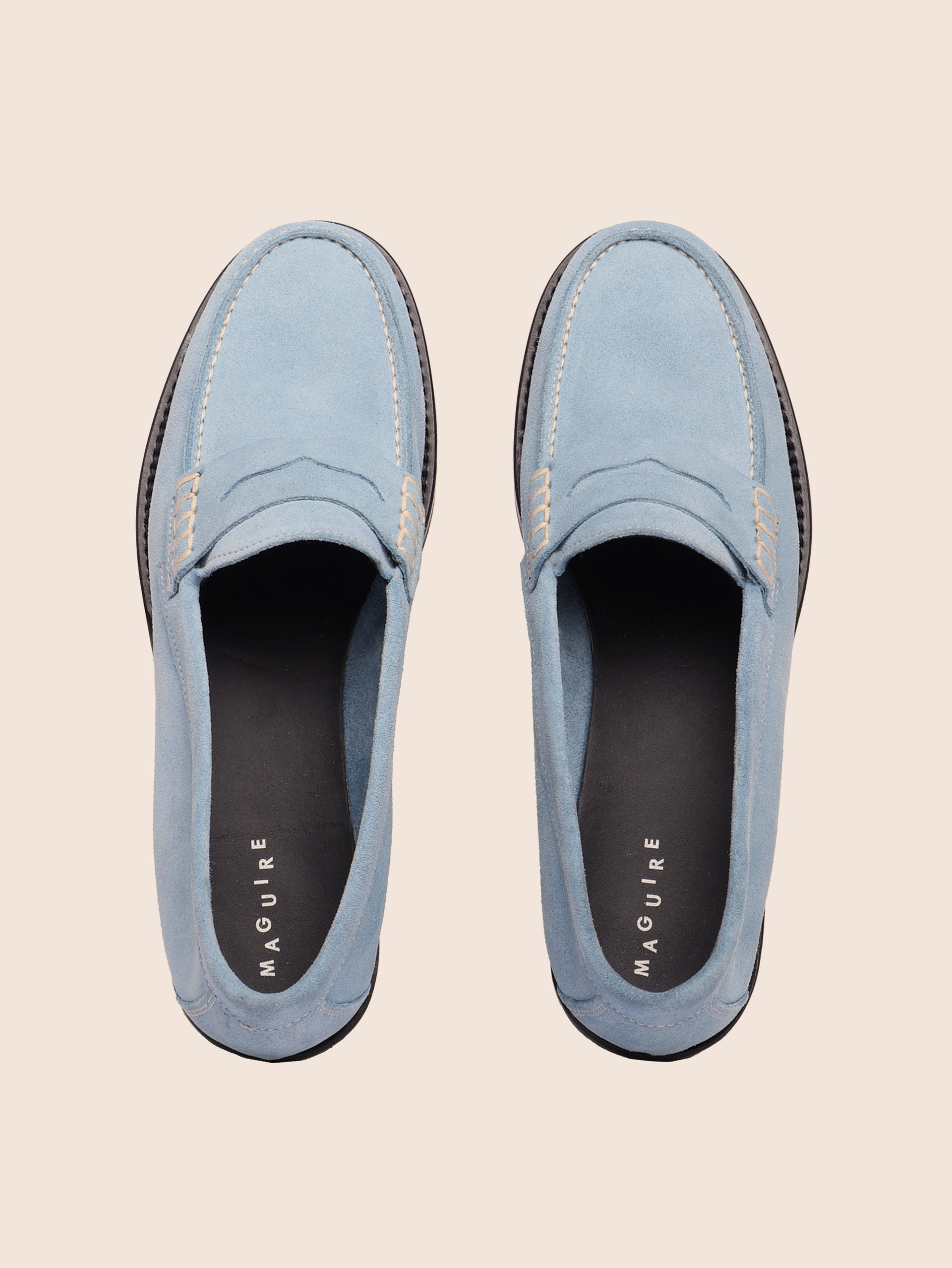 Napoli Loafer Suède Sky