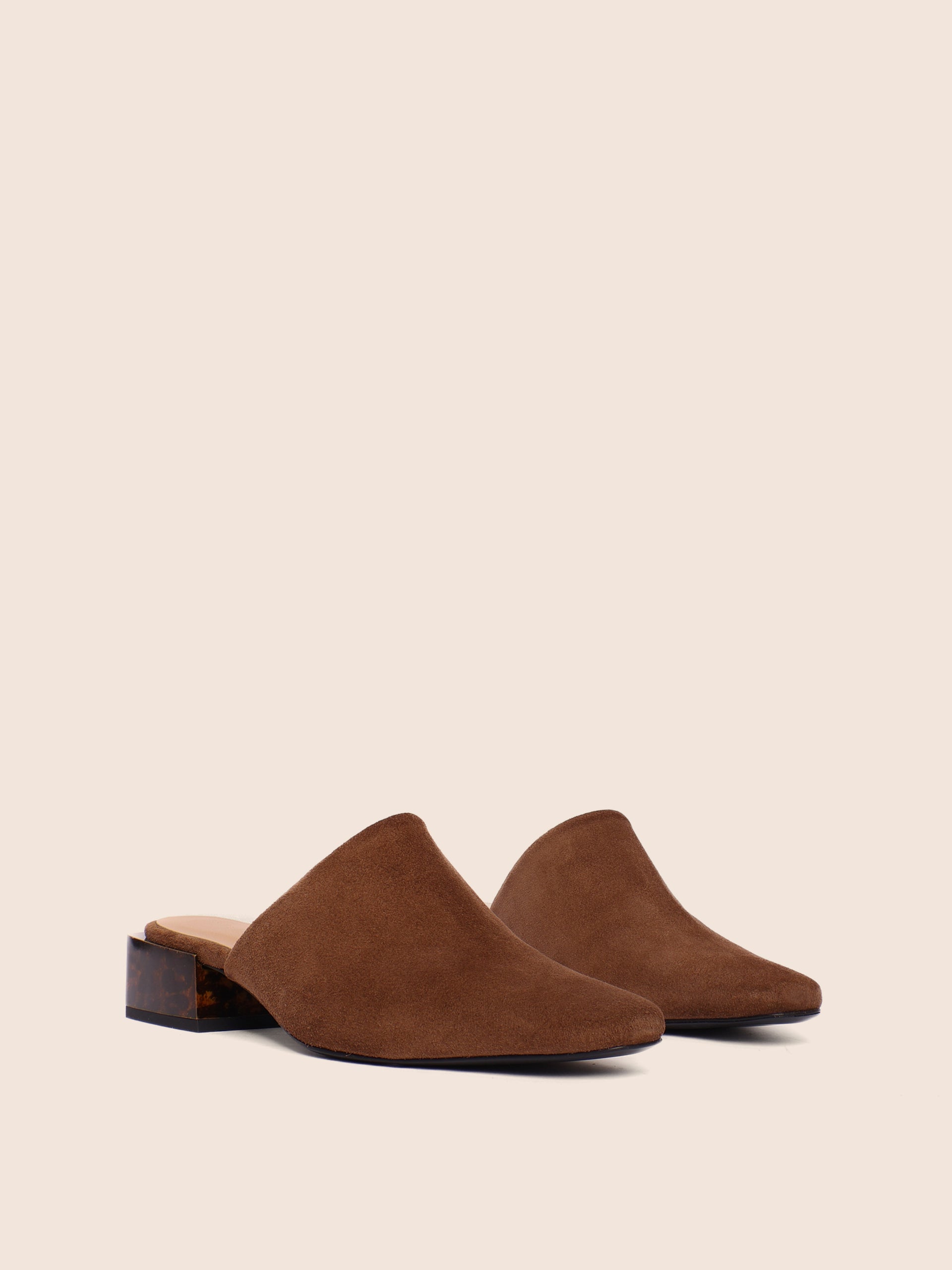 Navio Tan Suede Mule