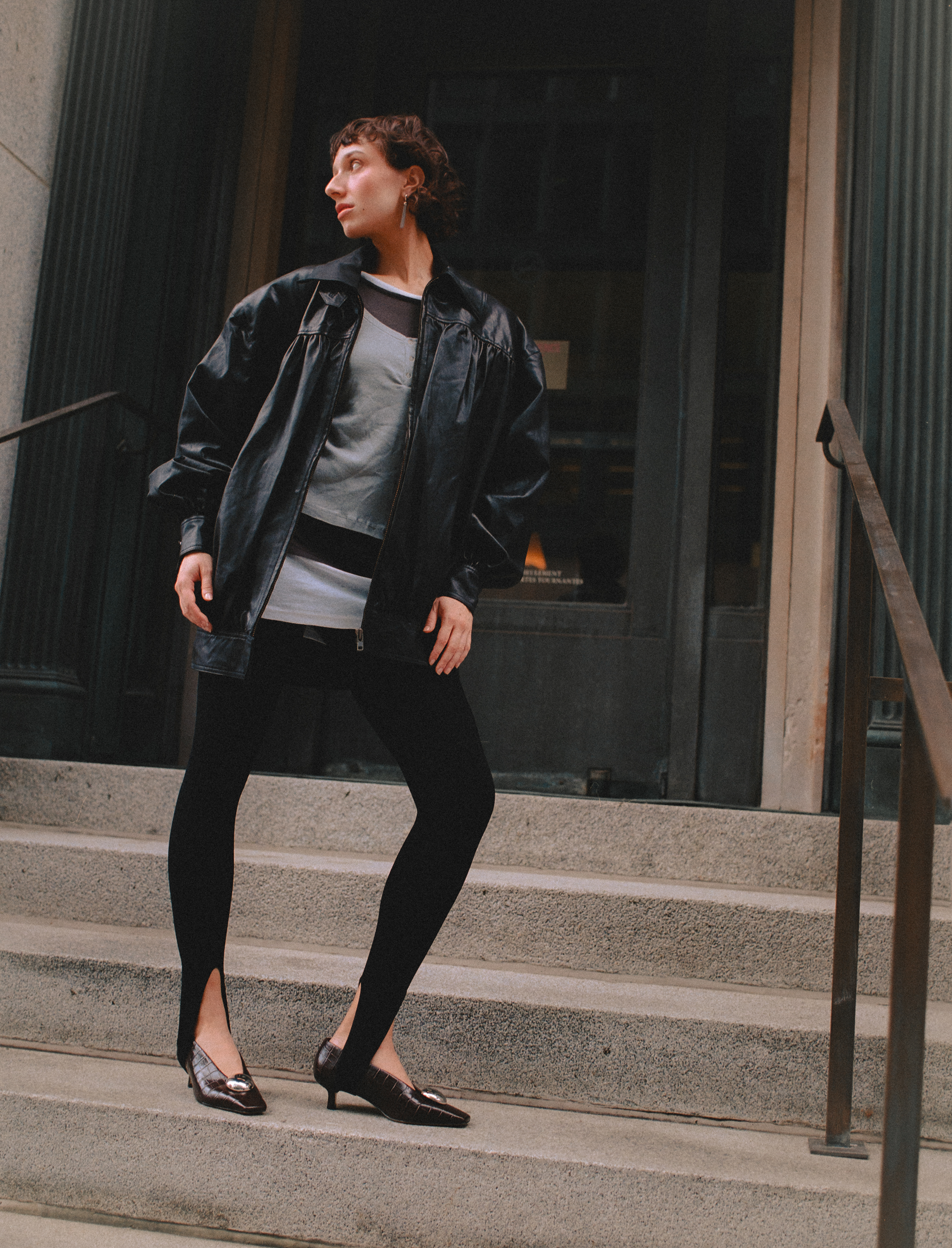 Mariana Brown Croco Pump