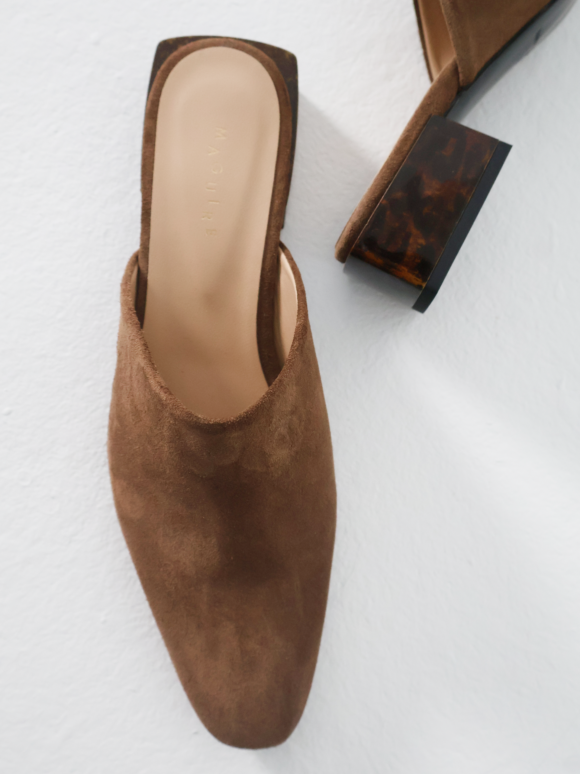 Navio Tan Suede Mule