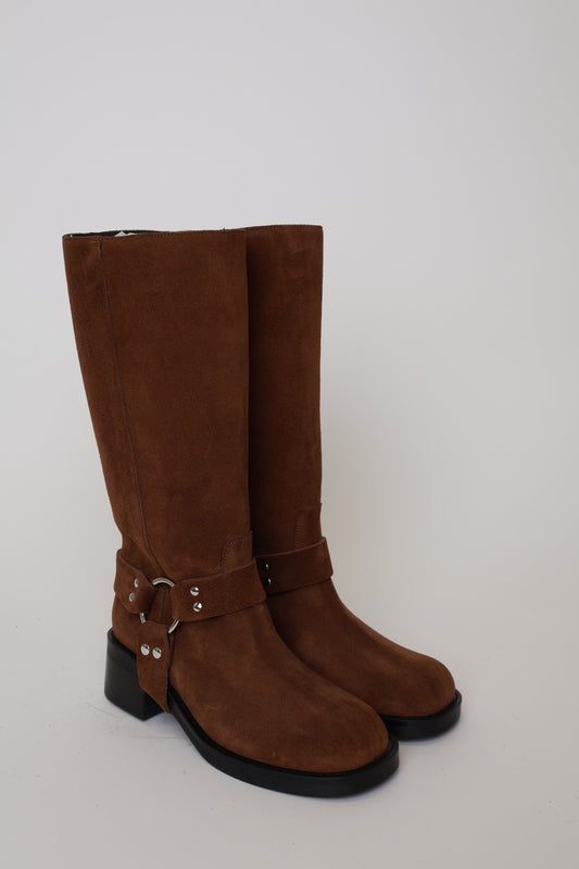 Sample Lucca Light Brown Suede 38