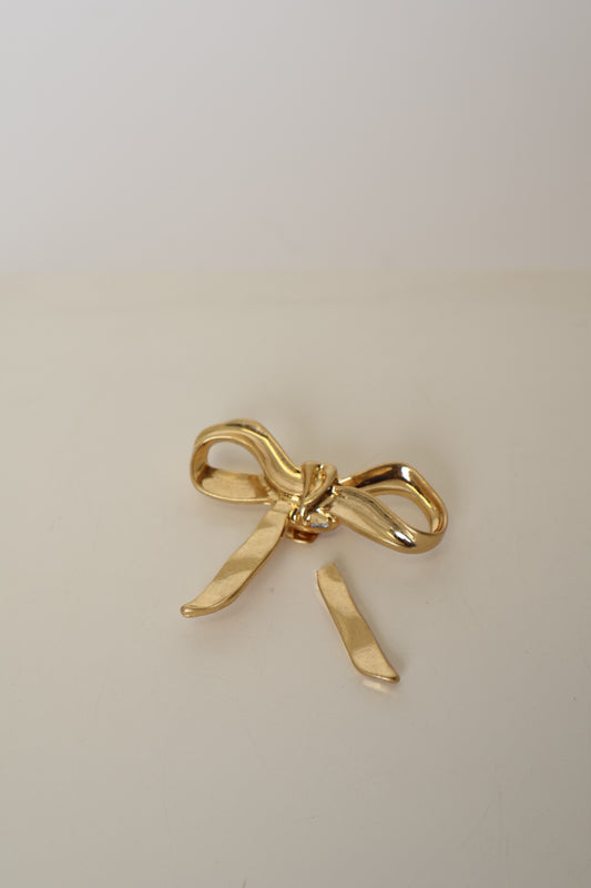 Second Hand Bow Clip Gold