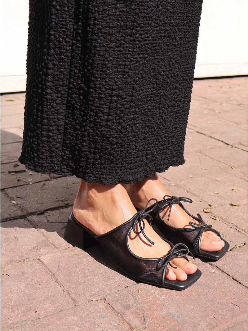 Curia Black Sandal