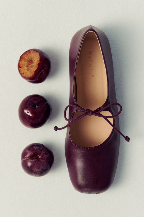 Gaia Bordeaux Ballerina