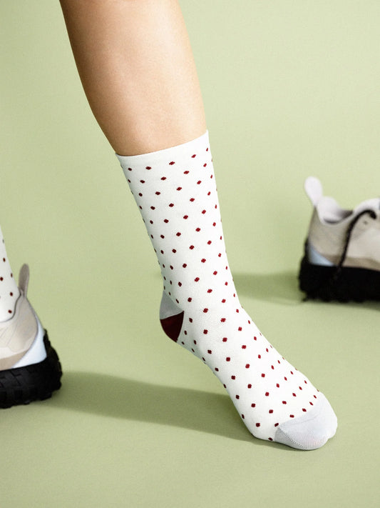 Tiny Dot Sporty Crew Ivoire