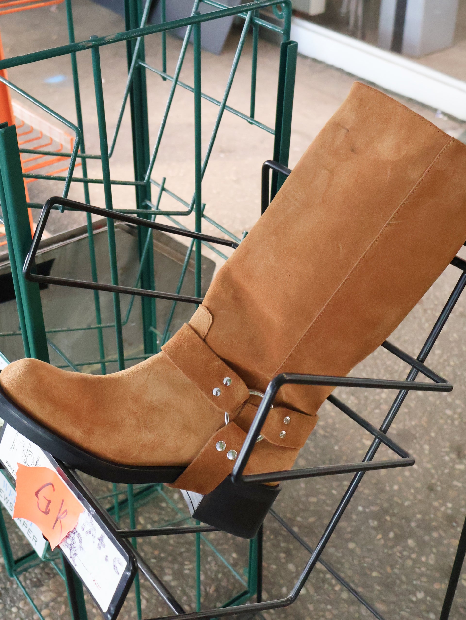 Lucca Honey Suede Boot